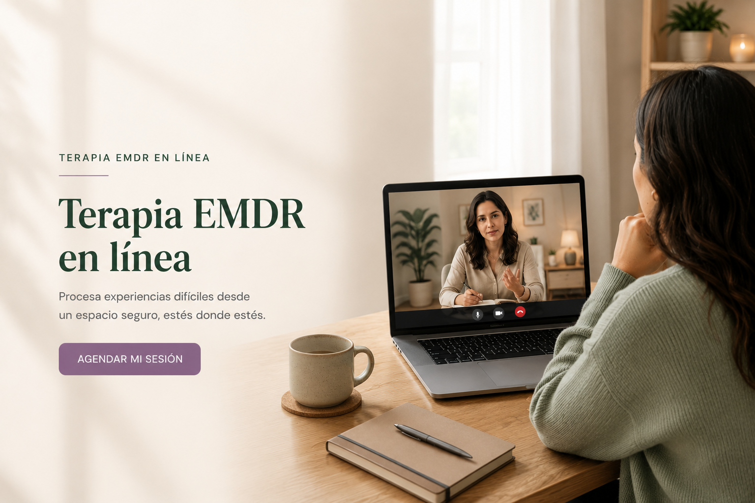 Terapia EMDR online en un espacio seguro